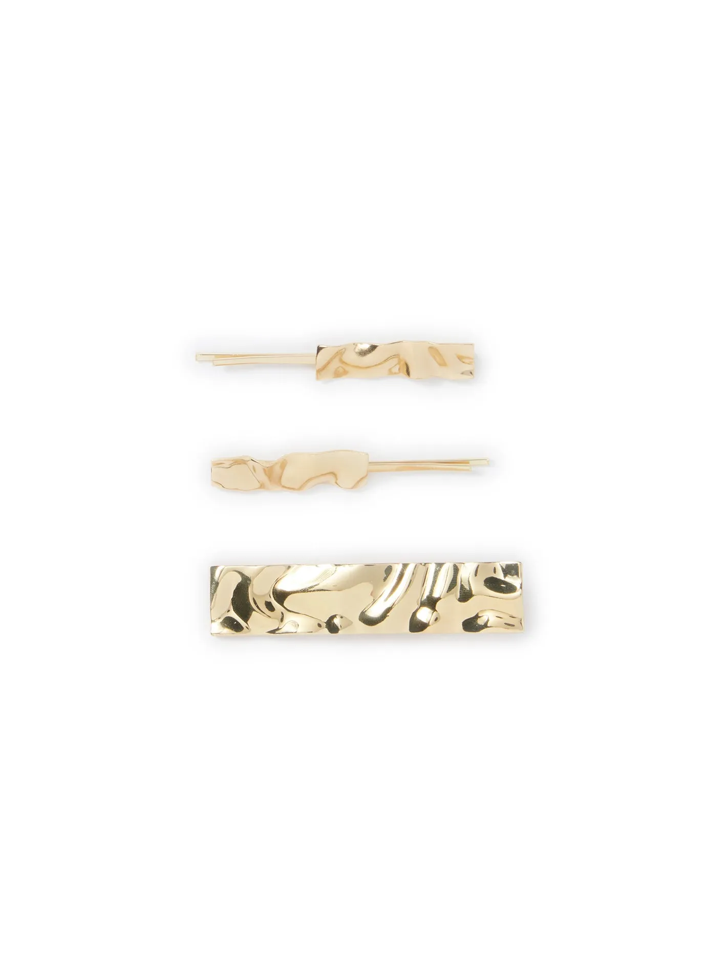 Allegra Textured Metal Slide Clips