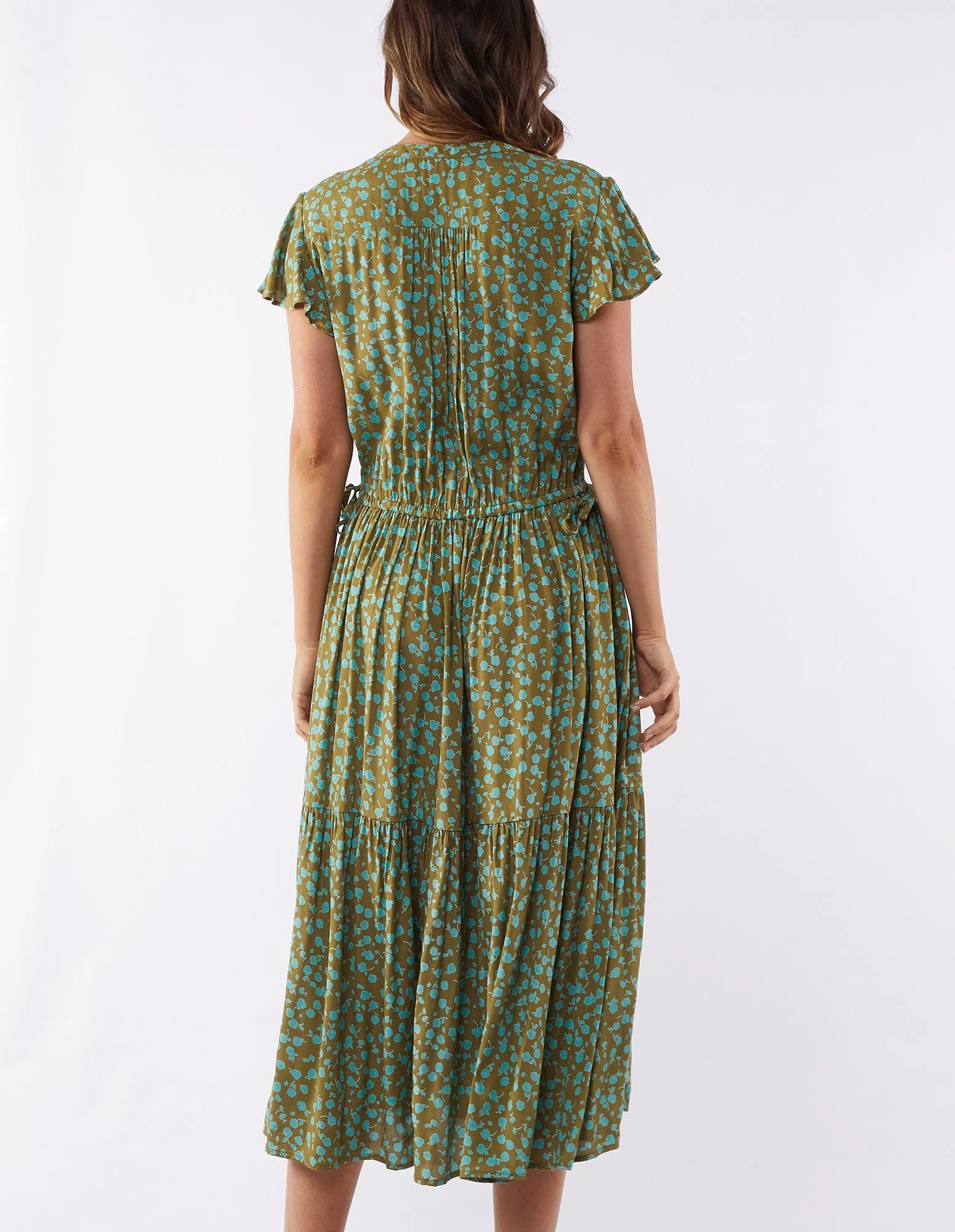 Bianca Dress (Moss Green)