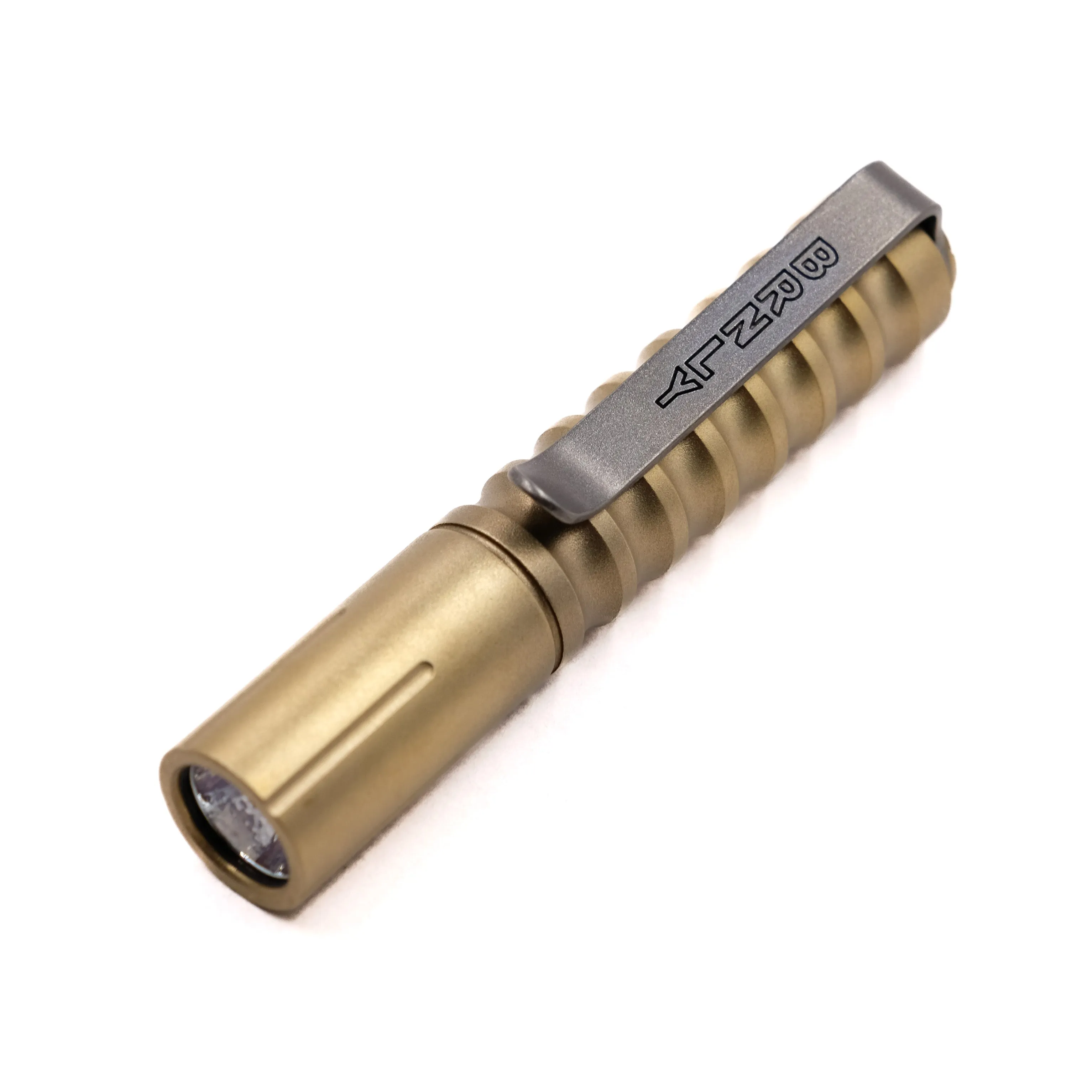 BRNLY Rose Brass Beta QRv2 Flashlight