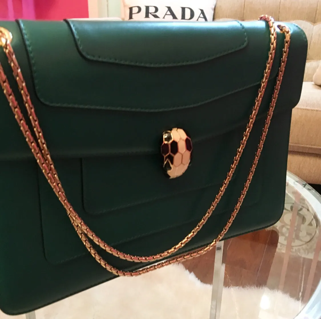 Bvlgari serpentine forever bag