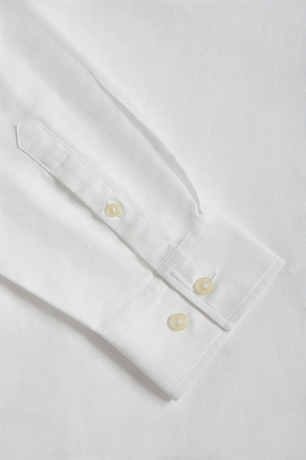 Camisa blanca Oxford con logo Polo Club