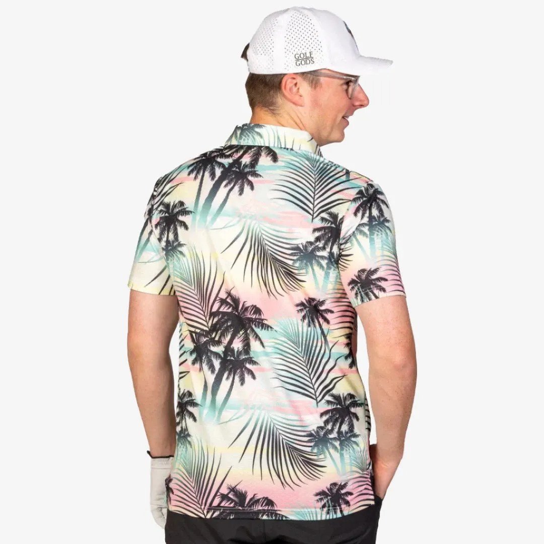 Cotton Candy Cool Tech Performance Golf Polo