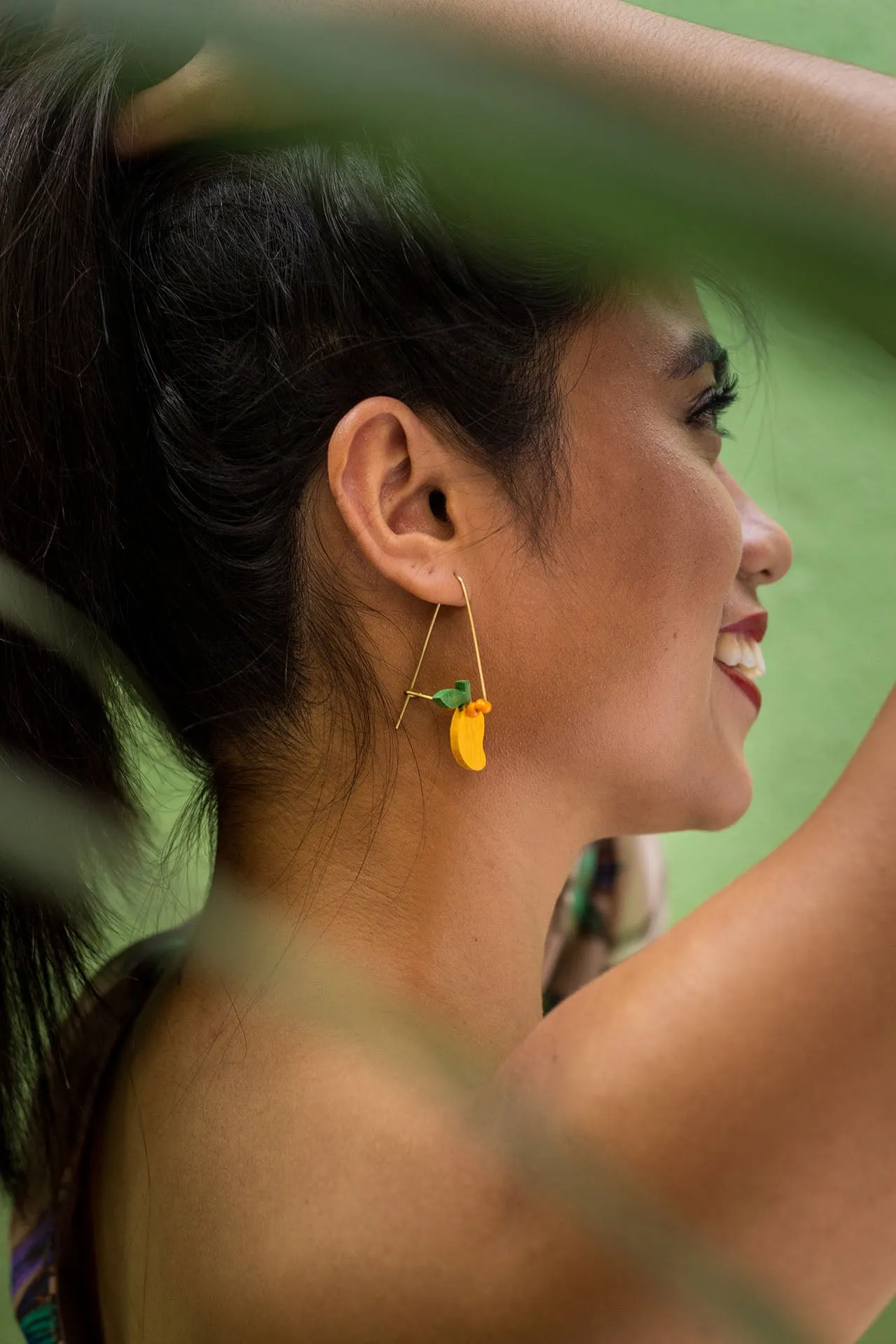 Dangling Apple Earrings