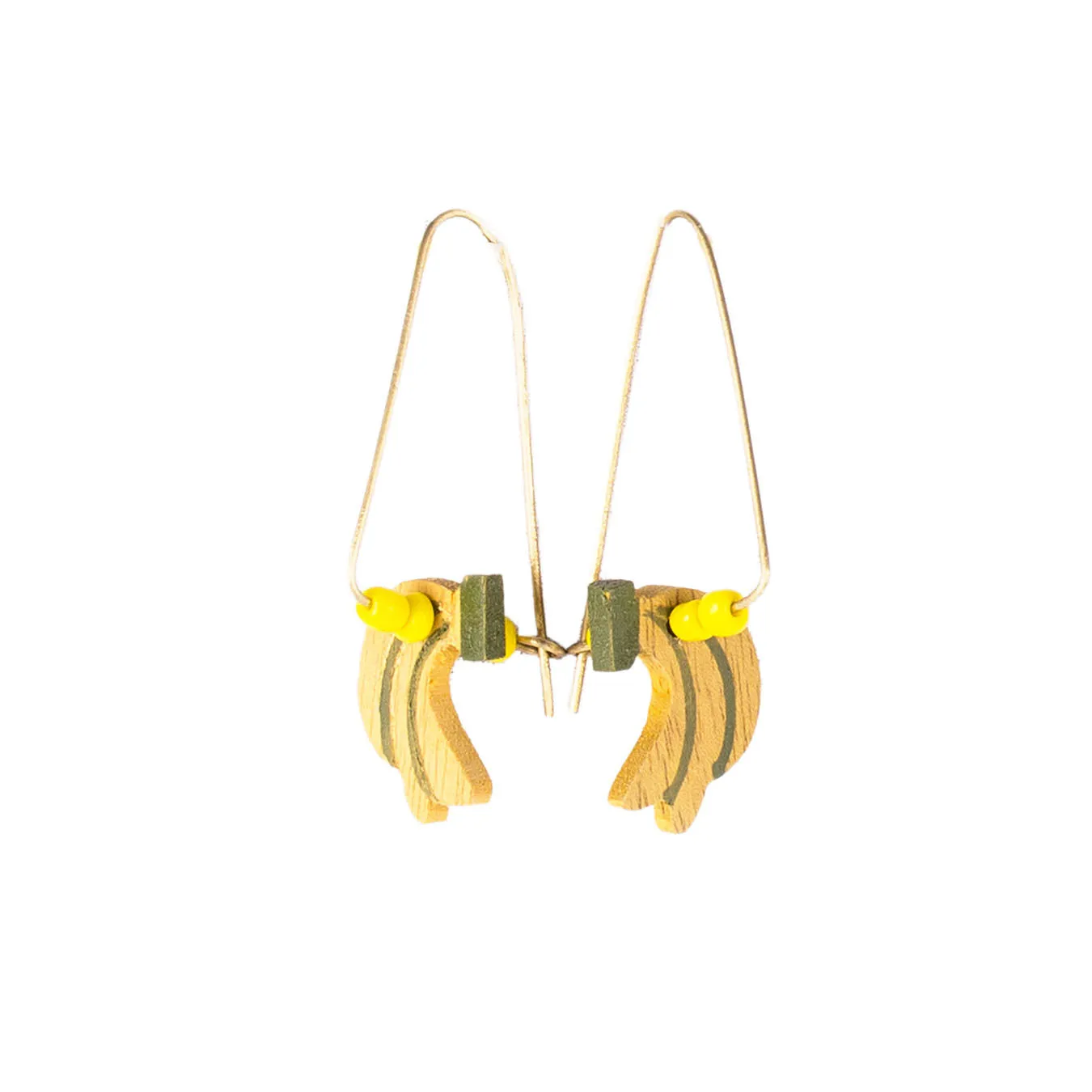 Dangling Banana Earrings