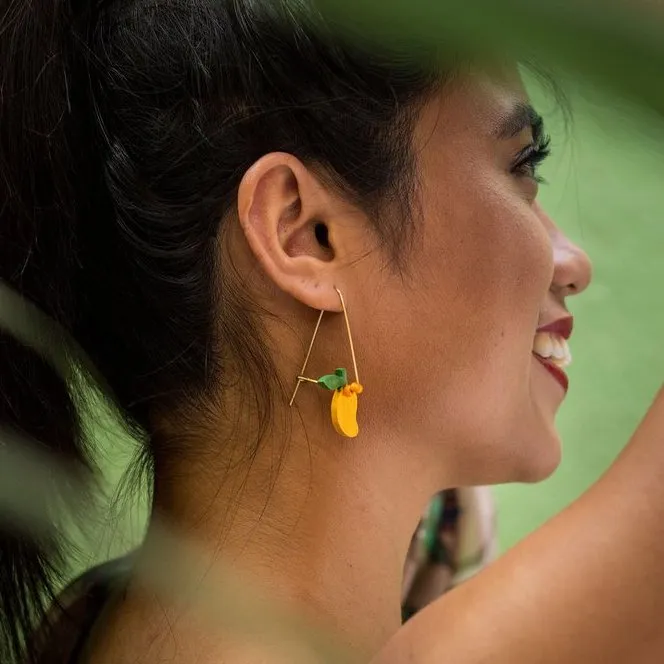 Dangling Mango Earrings