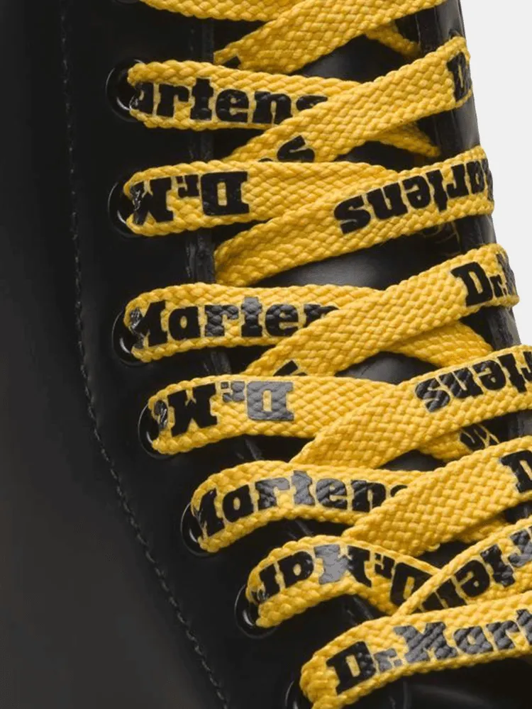 Dr Martens 8-10 Eye Lace 140cm - Yellow / Black Logo