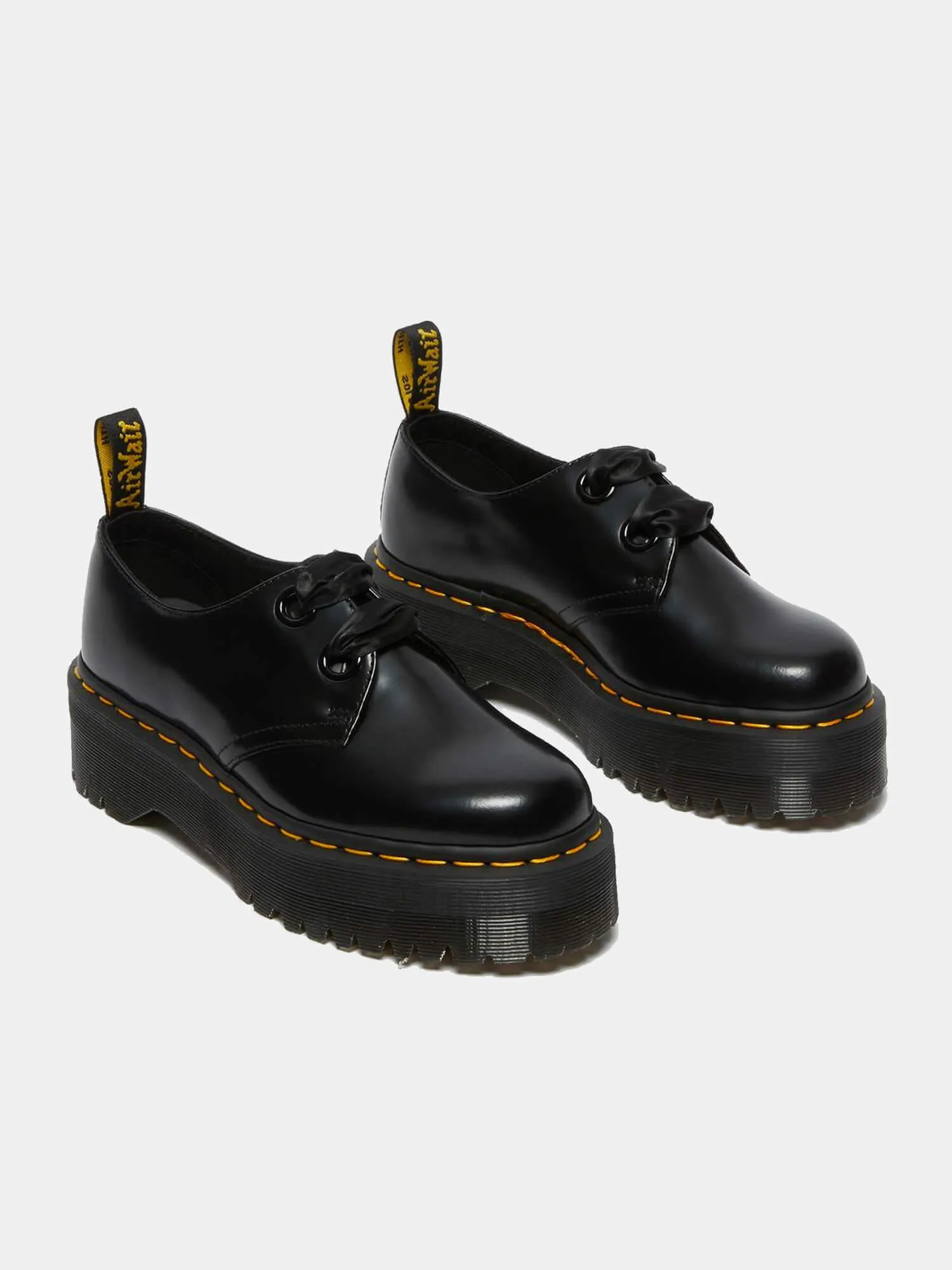 Dr Martens Holly 2 Eye Platfrom - Black Buttero