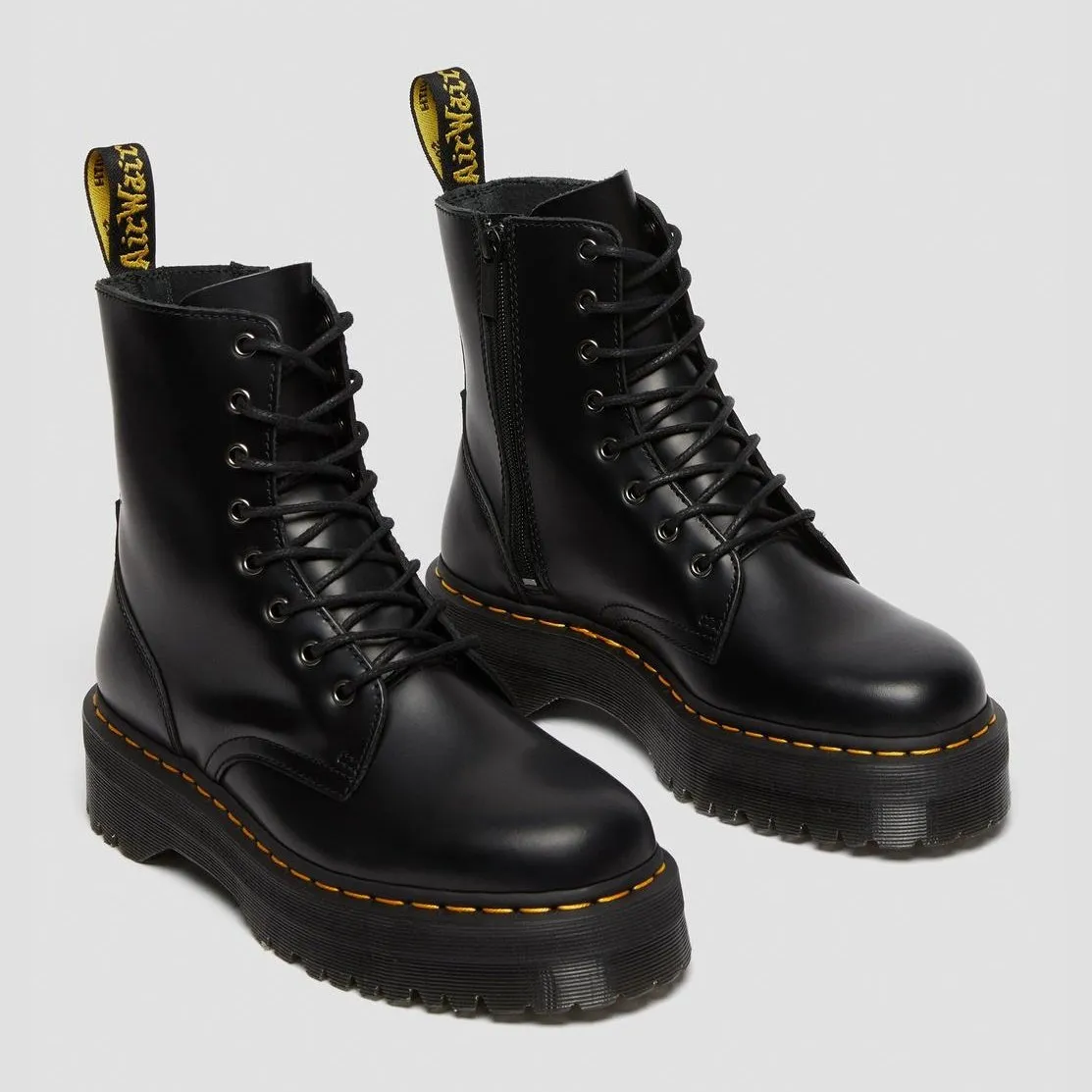 Dr. Martens Jadon Polished Smooth Platform Boot