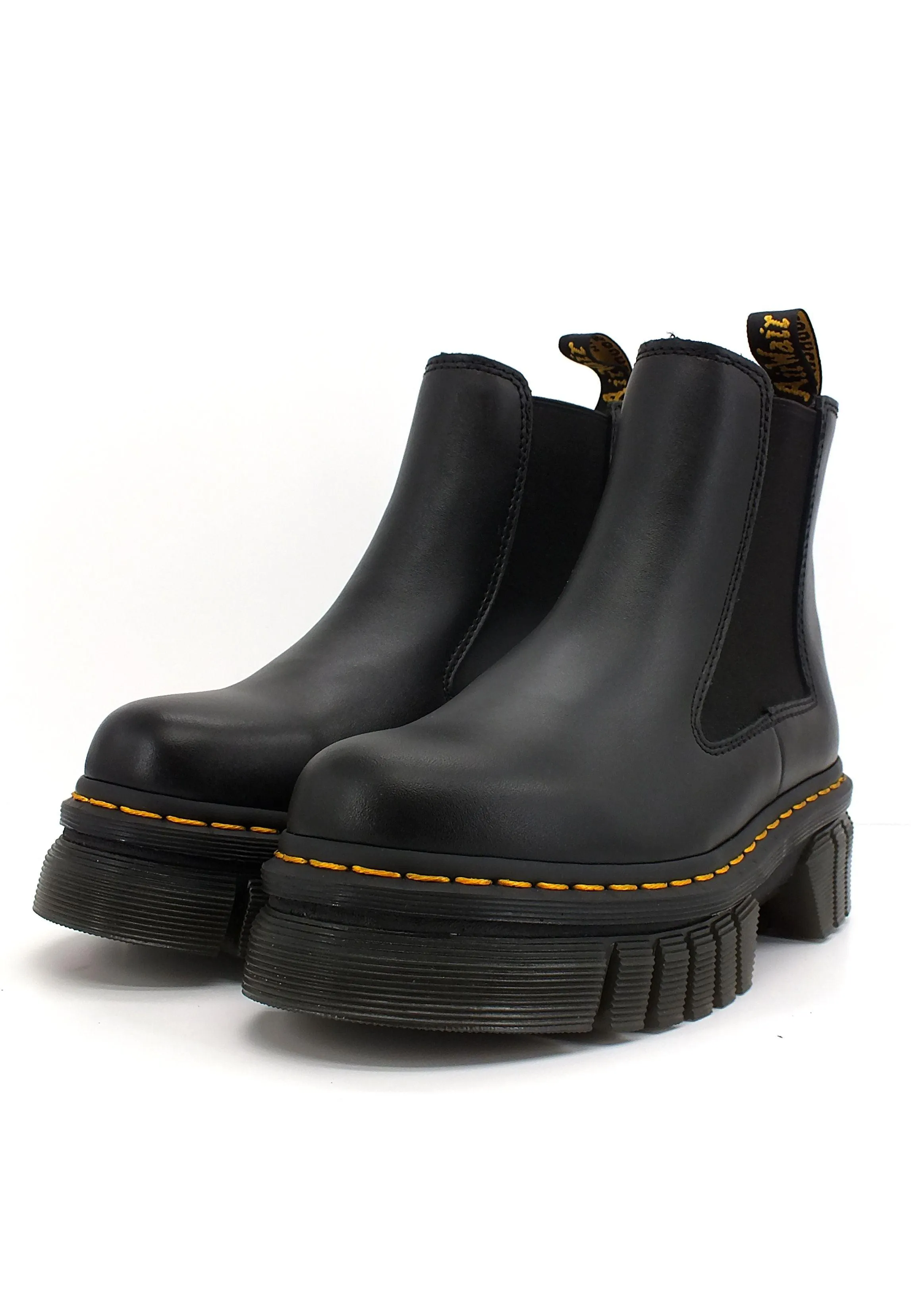 DR. MARTENS Nappa Lux Stivaletto Polacco Donna Black AUDRICKCHELSEA-27148001