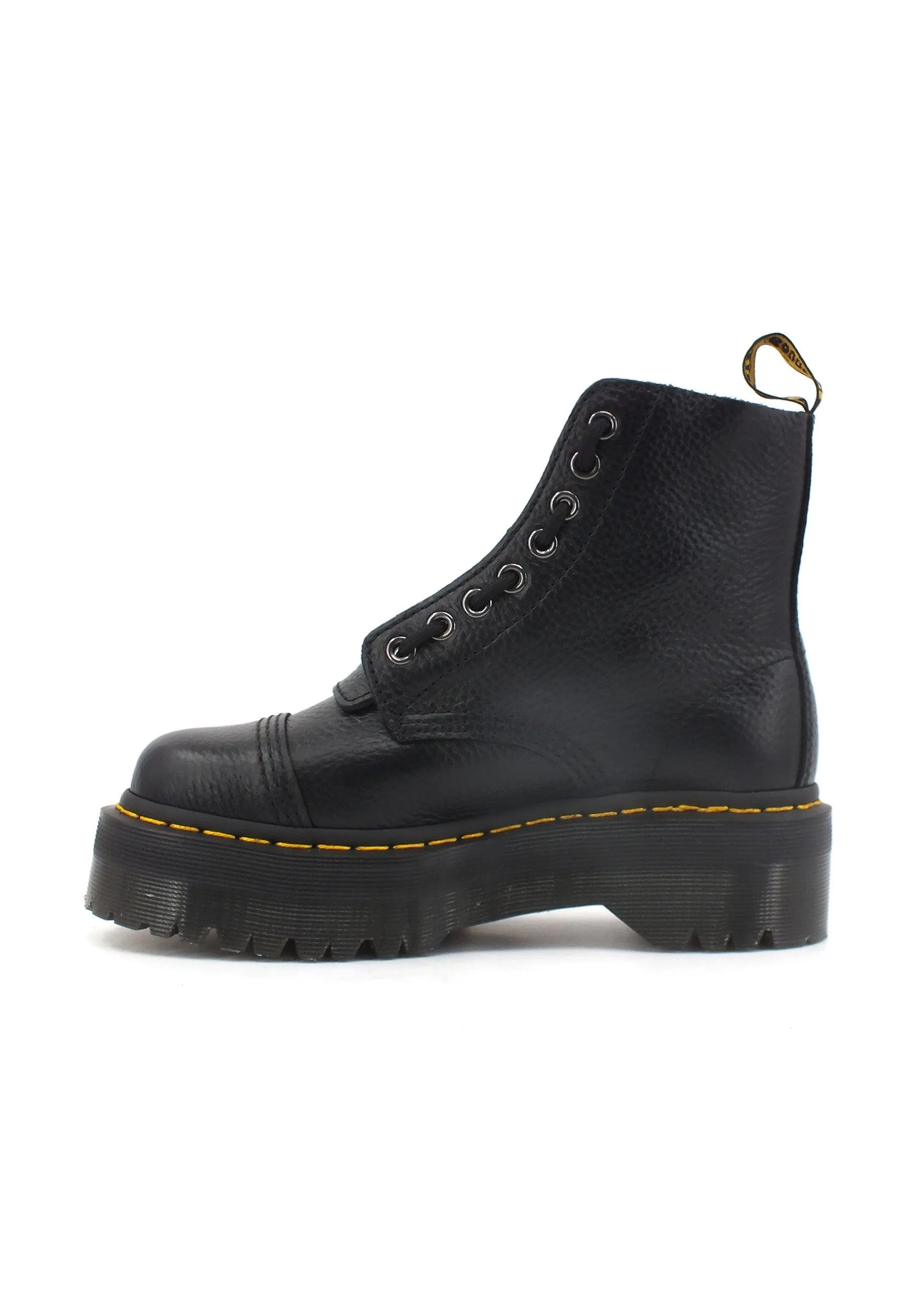 DR. MARTENS Nappa Milled Stivaletto Anfibio Donna Black SINCLAIR-22564001