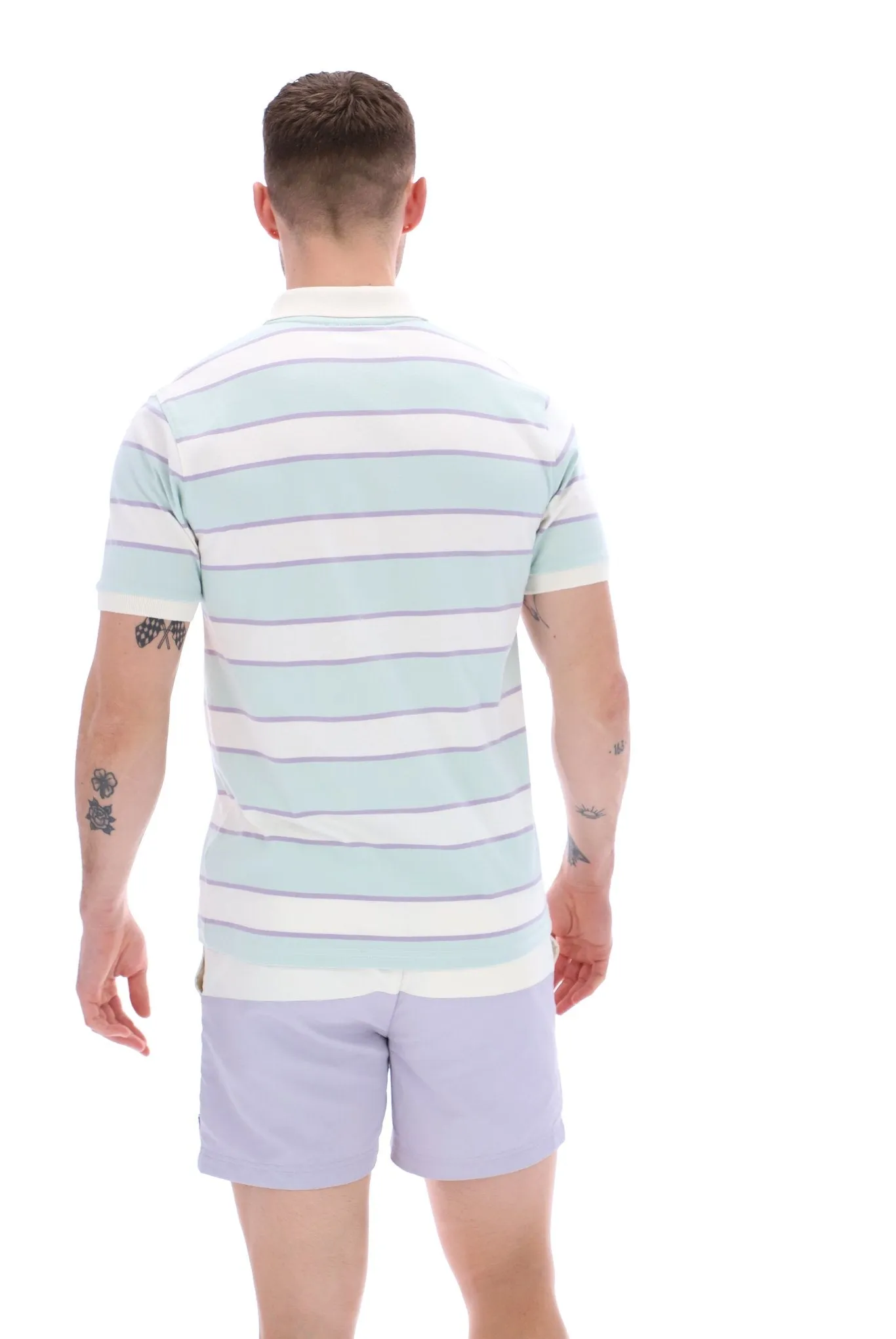 Edmond Yarn Dye Stripe Polo