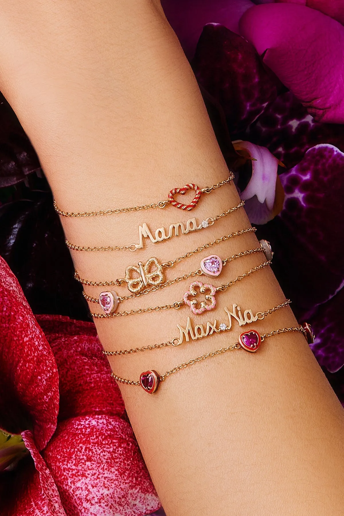 Flower Streamer Bracelet - In Stock