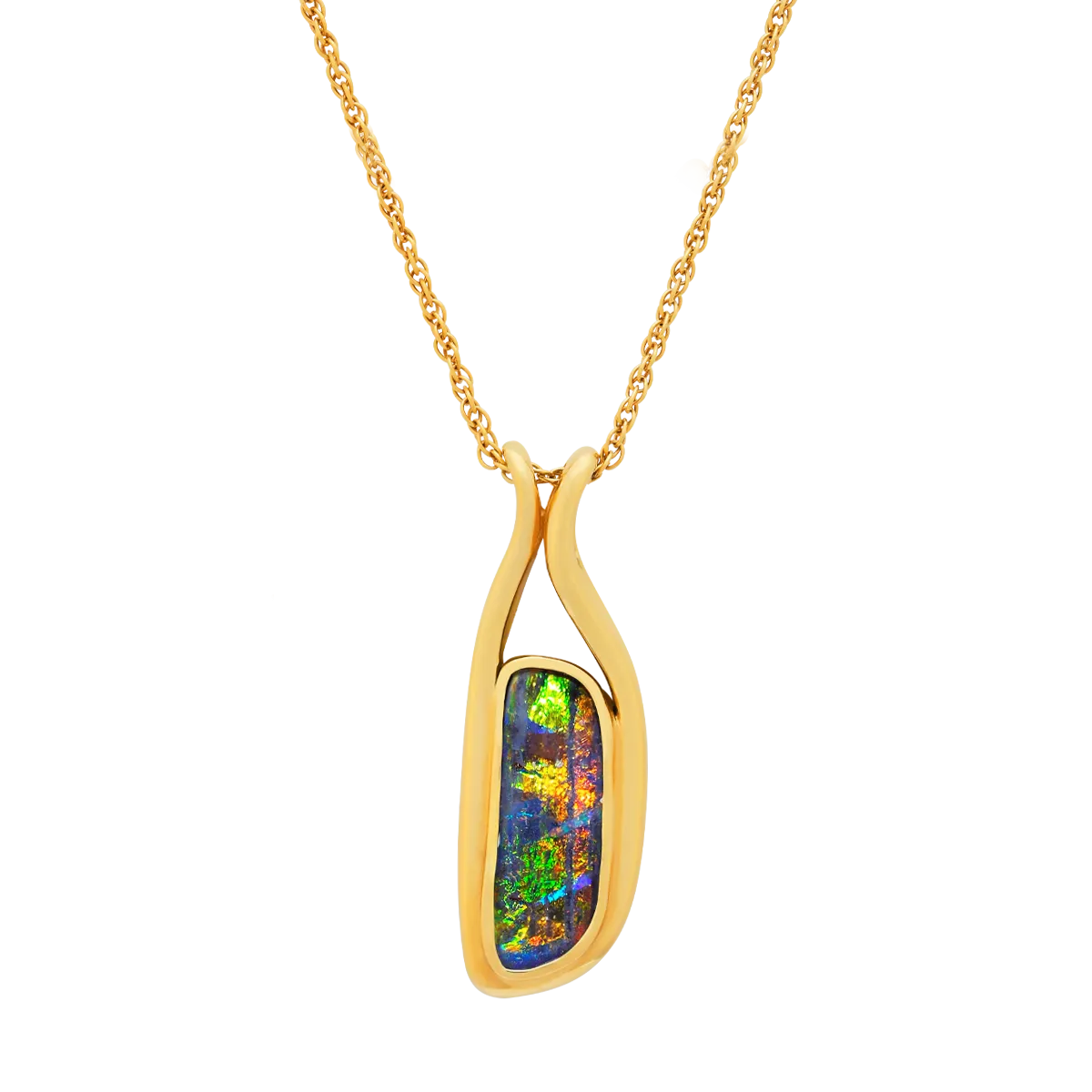 Forever Young Boulder Opal Necklace