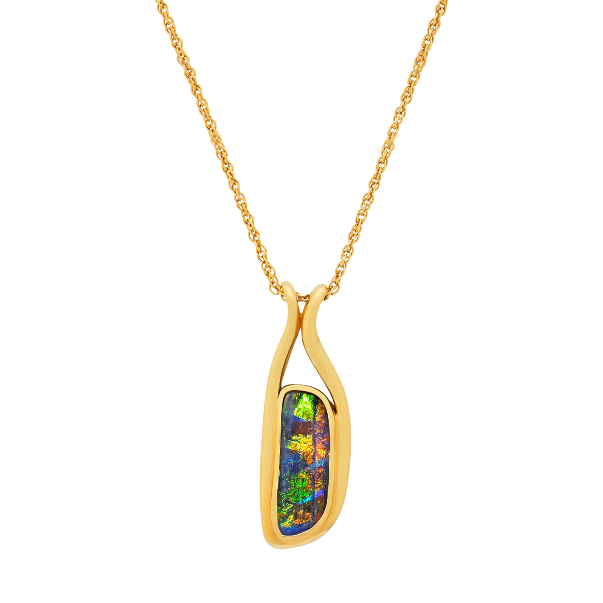 Forever Young Boulder Opal Necklace