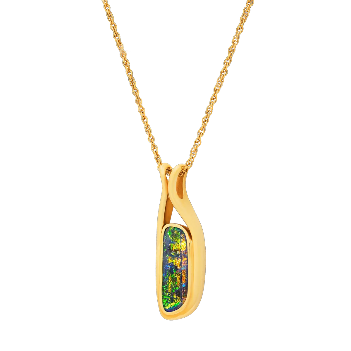 Forever Young Boulder Opal Necklace