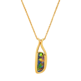 Forever Young Boulder Opal Necklace