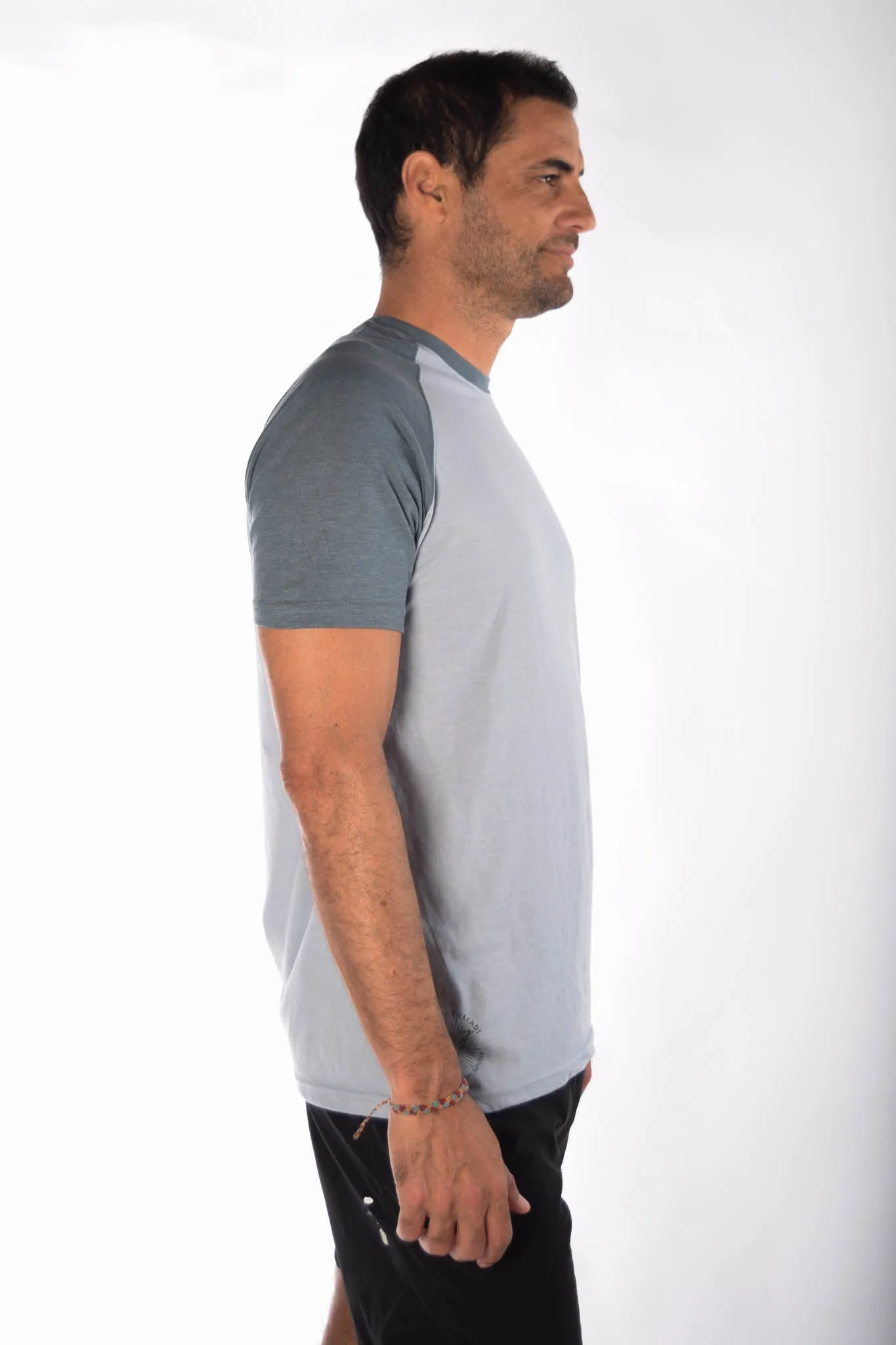 Full Chakra Back Short Sleeve Raglan