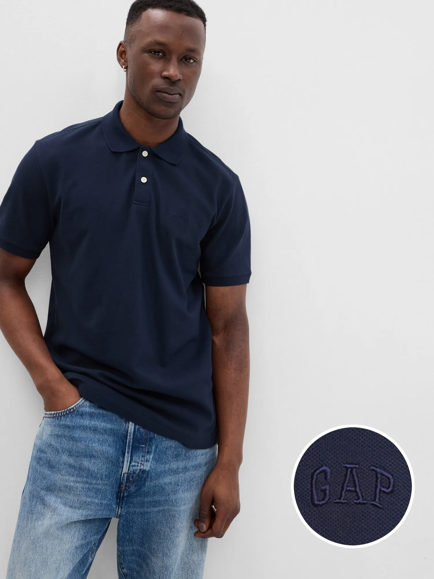 Gap Logo Pique POLO Shirt