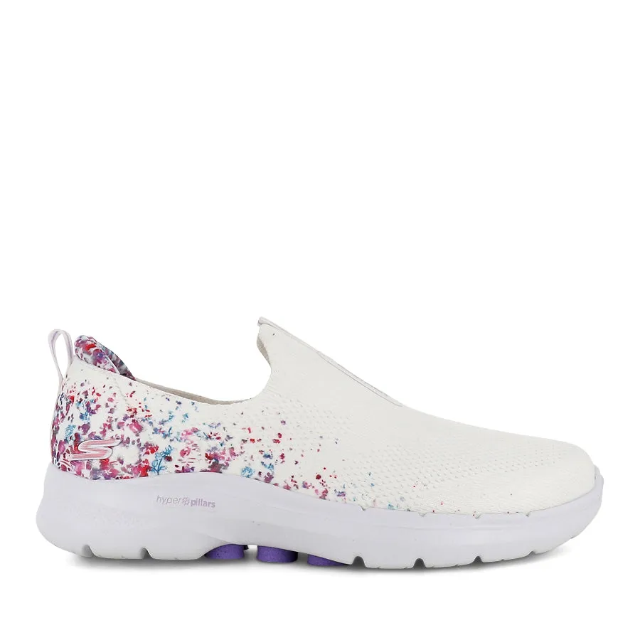 GO WALK 6 FLORAL SUNRISE  - WHITE MULTI