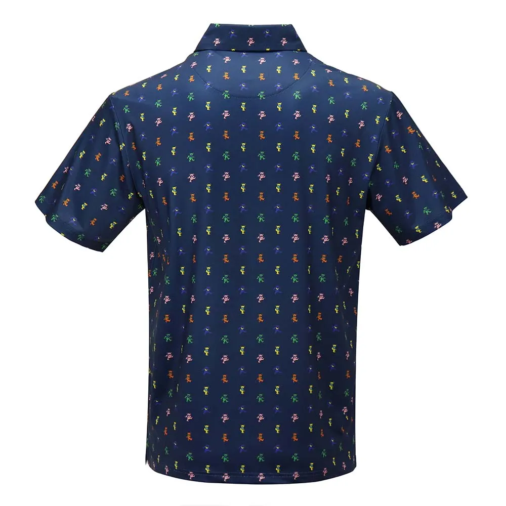 Grateful Dead | Performance Polo |  All Over Dancing Bear