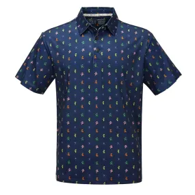 Grateful Dead | Performance Polo |  All Over Dancing Bear