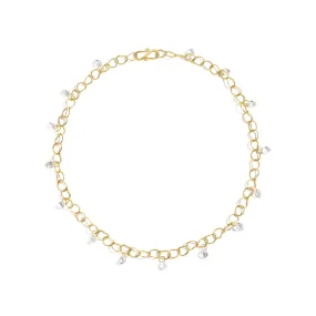 Herkimer Diamond Mango Link Chain