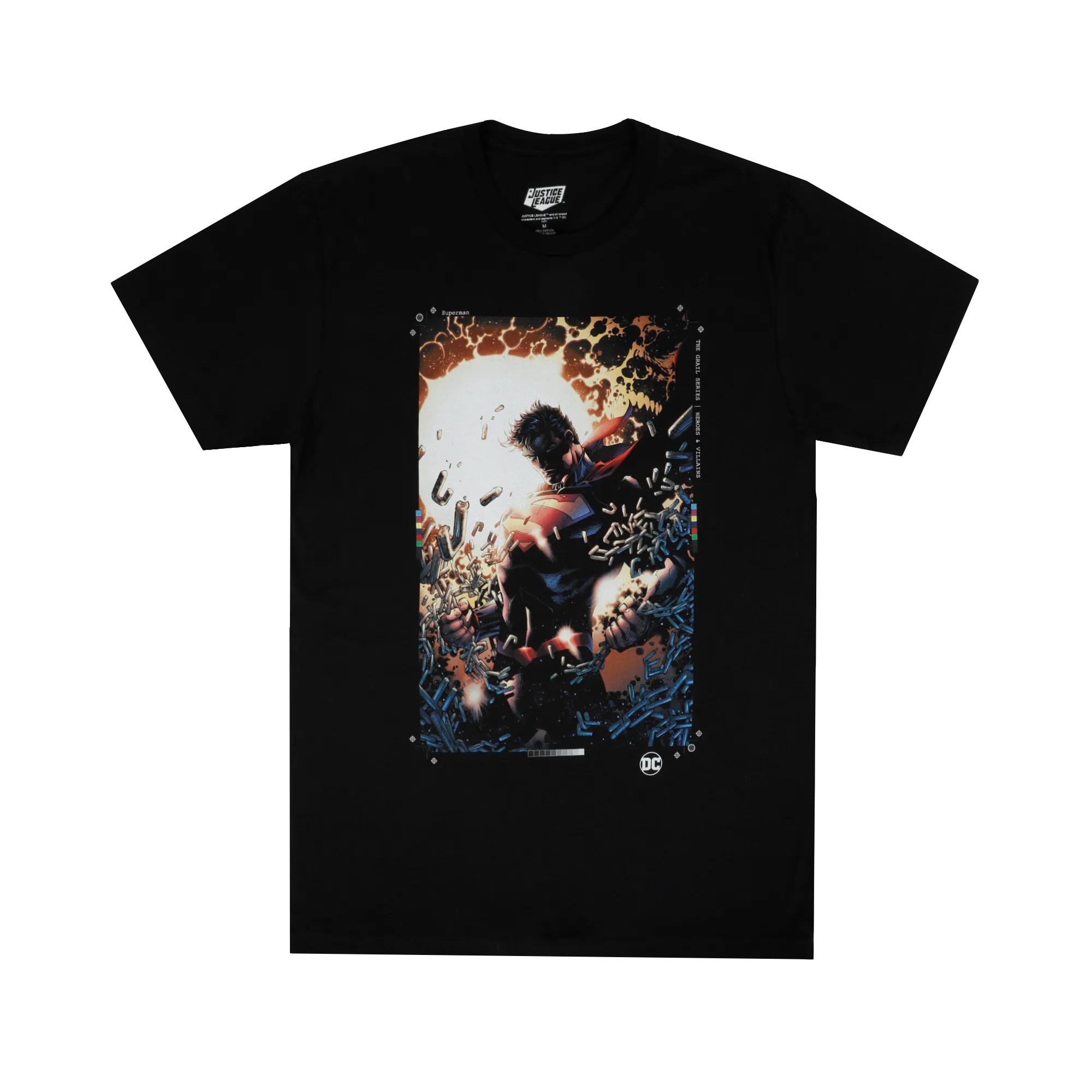 Jim Lee Superman Black Tee