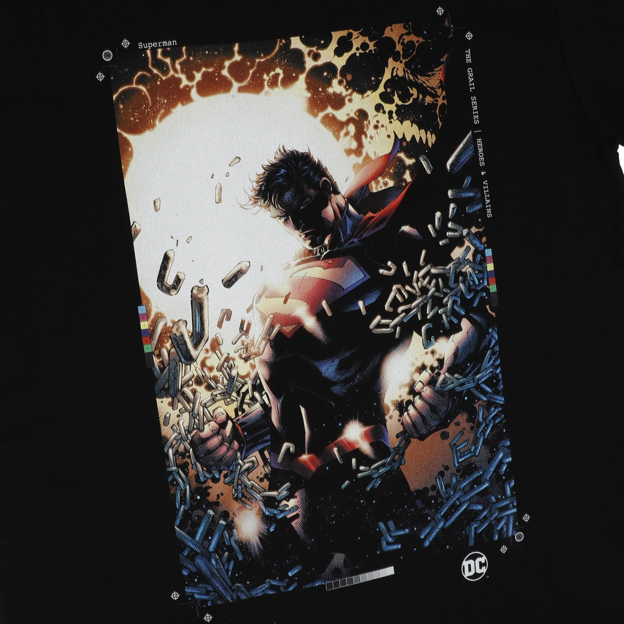 Jim Lee Superman Black Tee