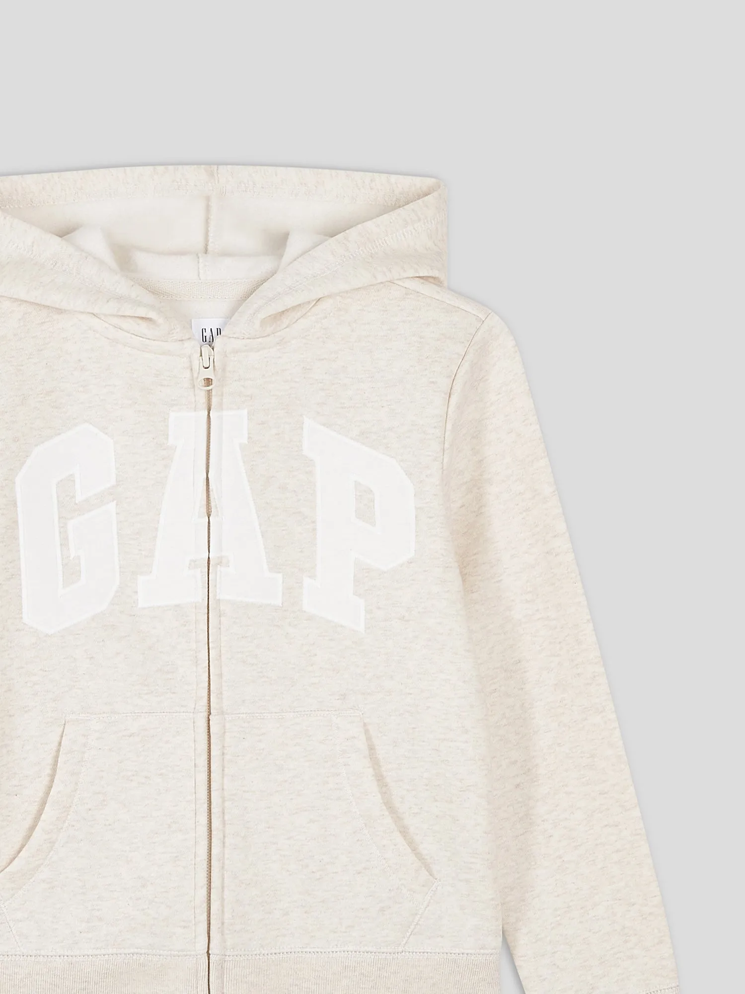 Kids Gap Logo Zip Hoodie In Fleece