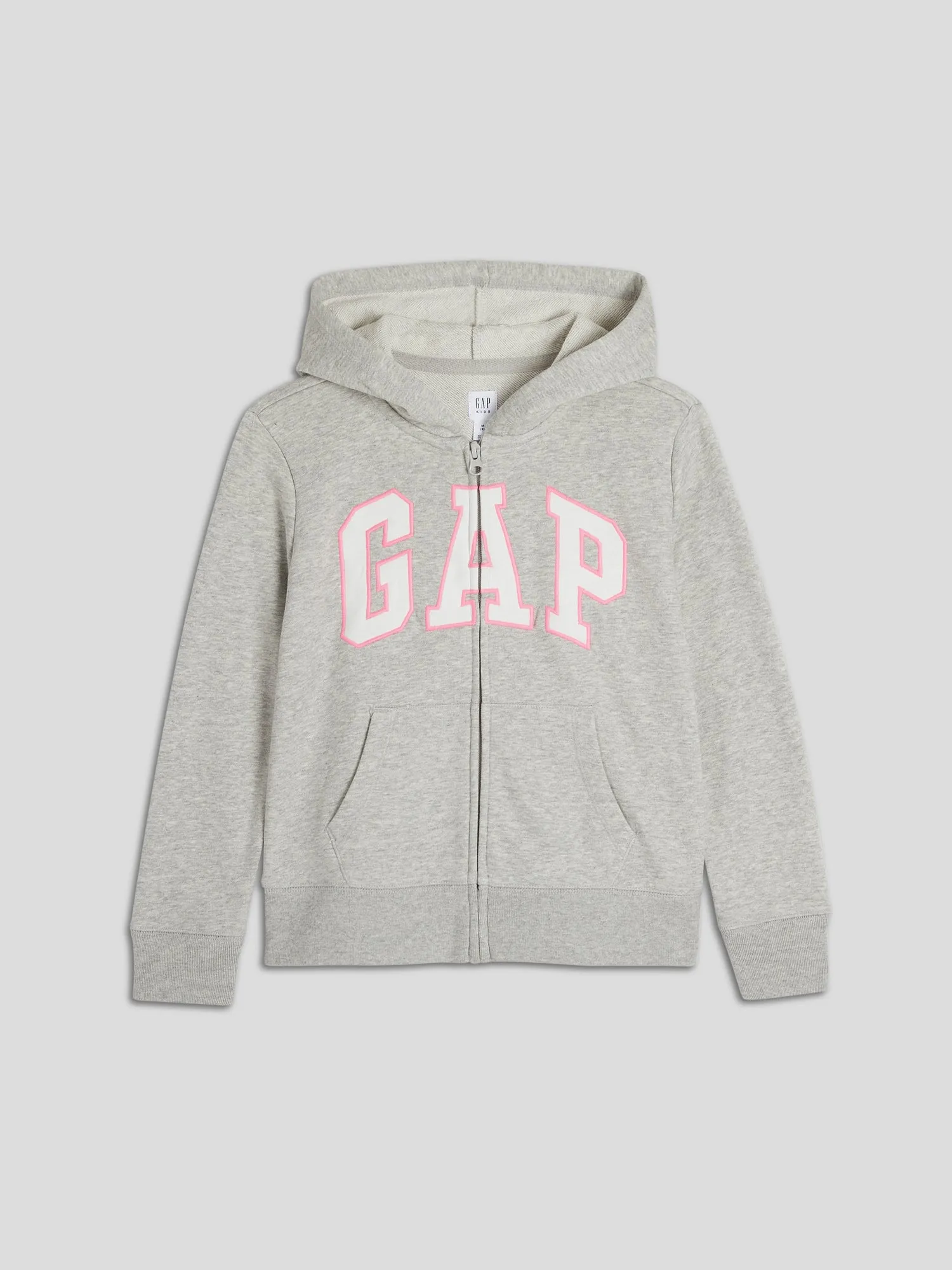 Kids Gap Logo Zip Hoodie in French Terry