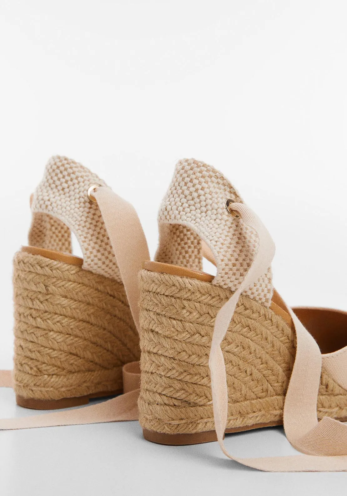 Lace-up espadrilles