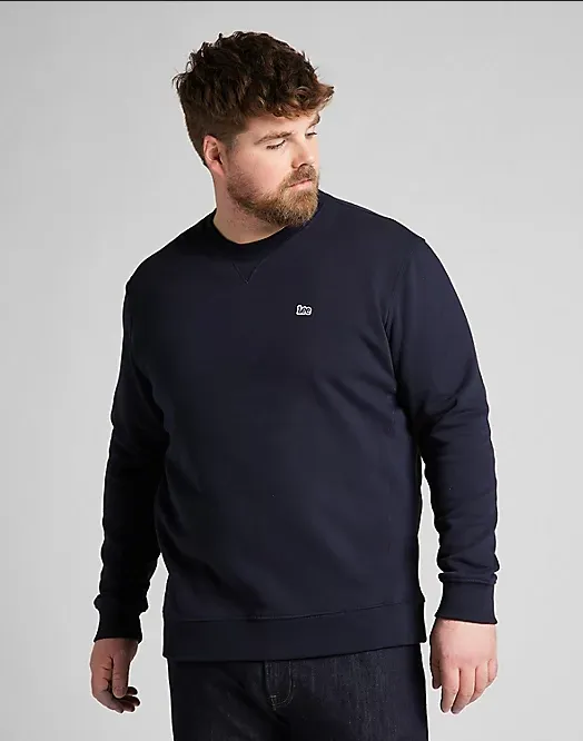 Lee Crewneck sweatshirt PLain Crew Sweatshirt L81ITJMA midnight blue 