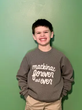 Mackinac Forever & Ever Youth Crewneck