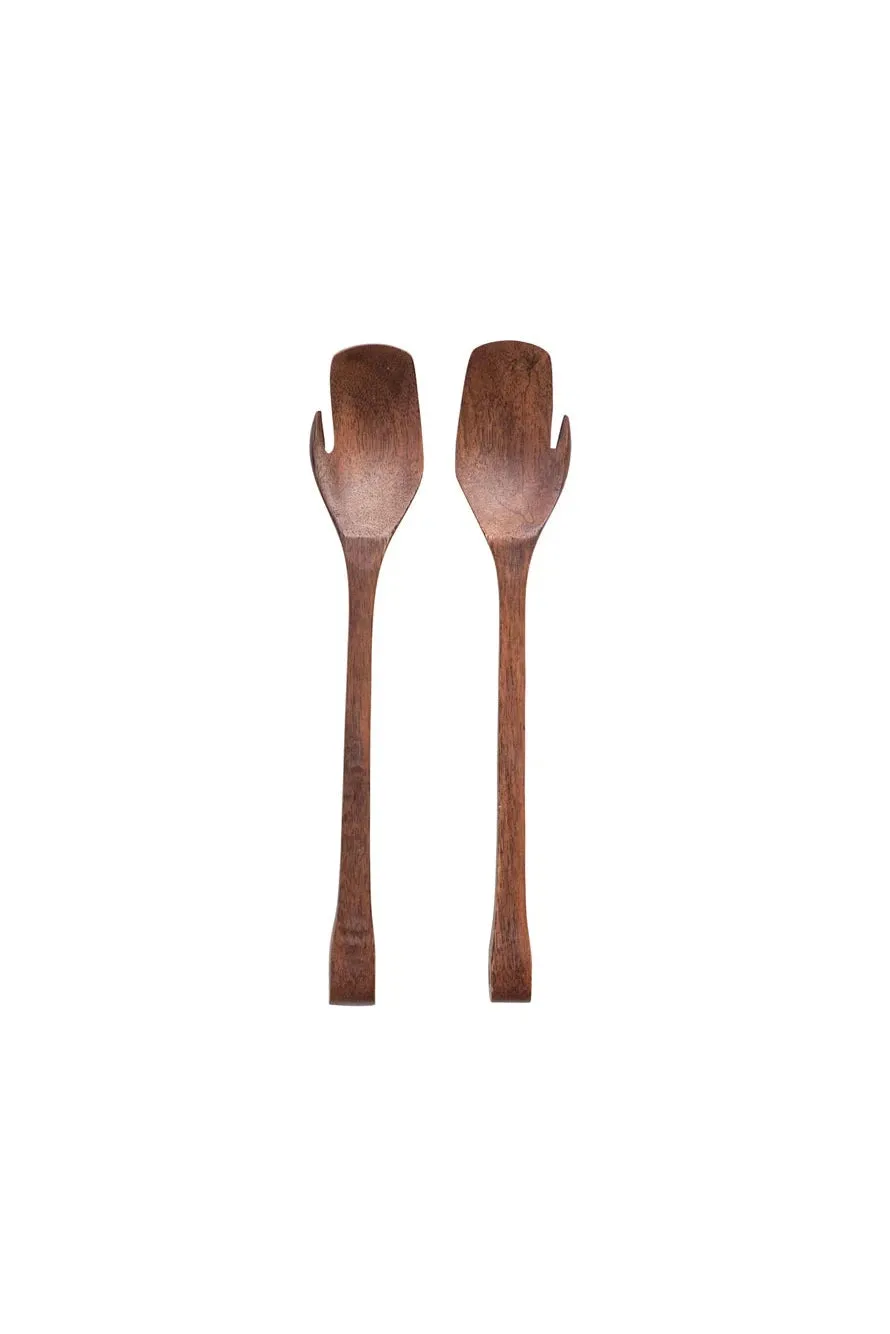 Mango Wood Salad Servers - Set of 2