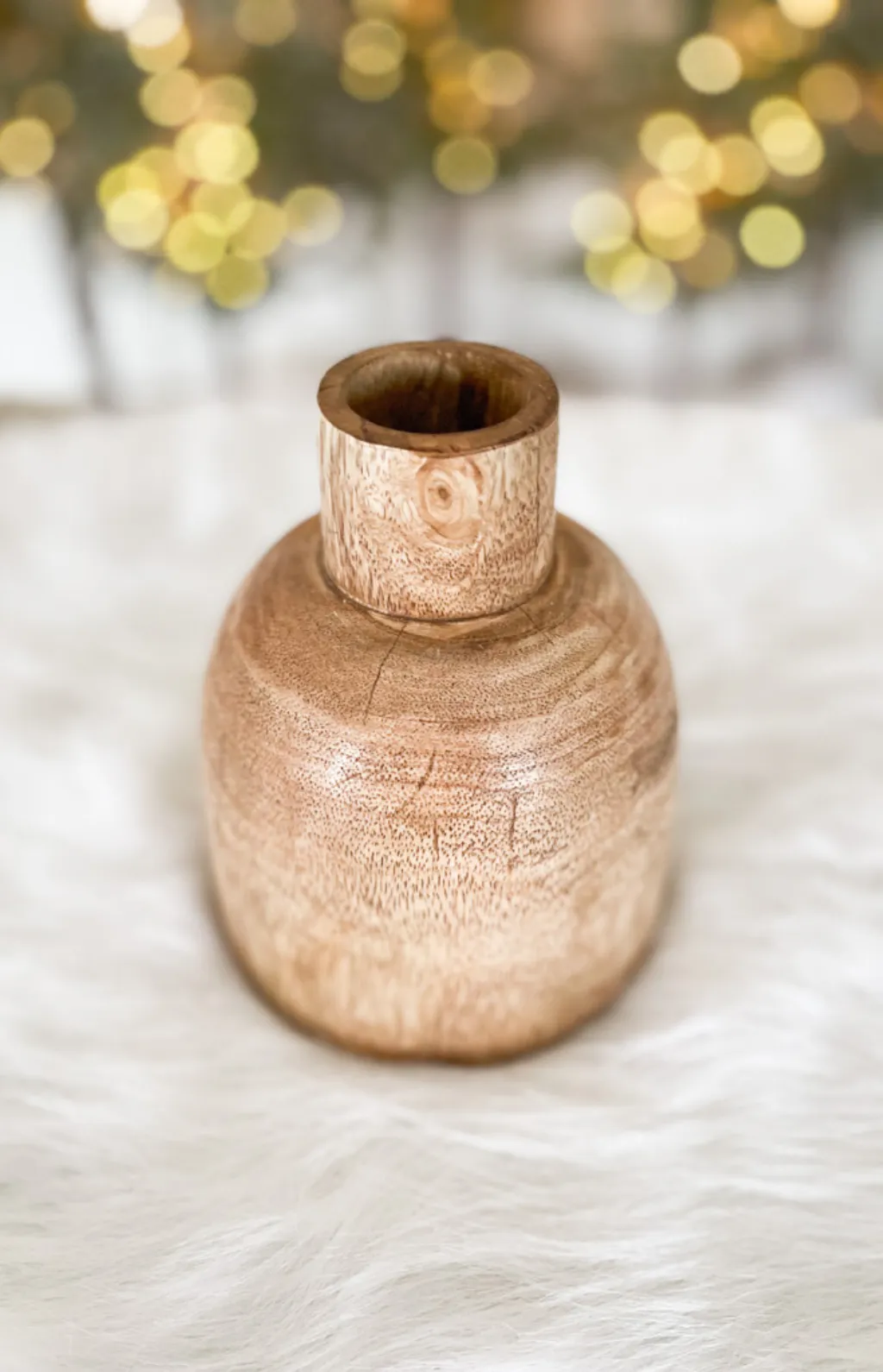 Mango Wood Vase