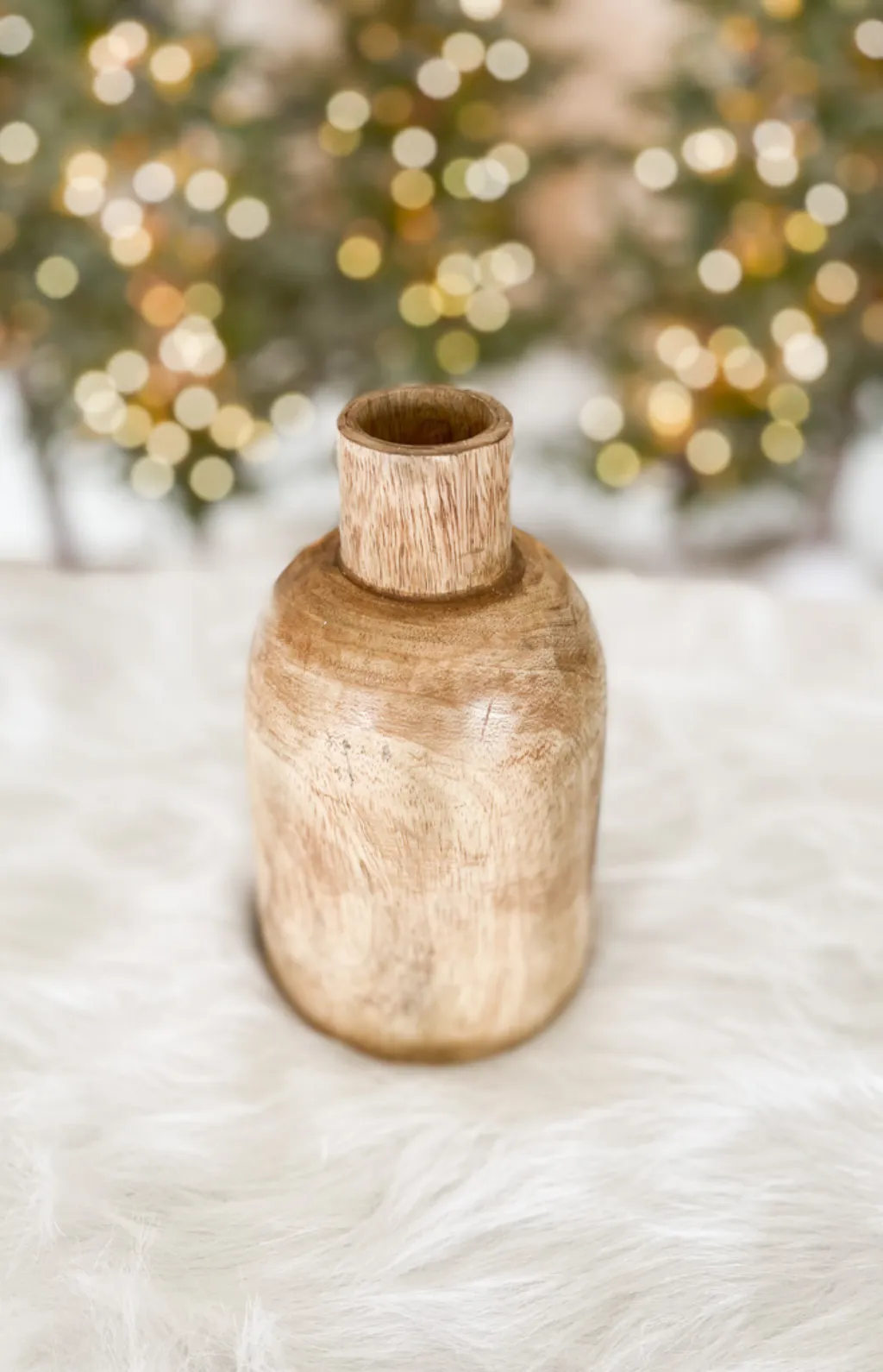 Mango Wood Vase