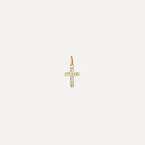 Mini Pave Cross - Forever Charm