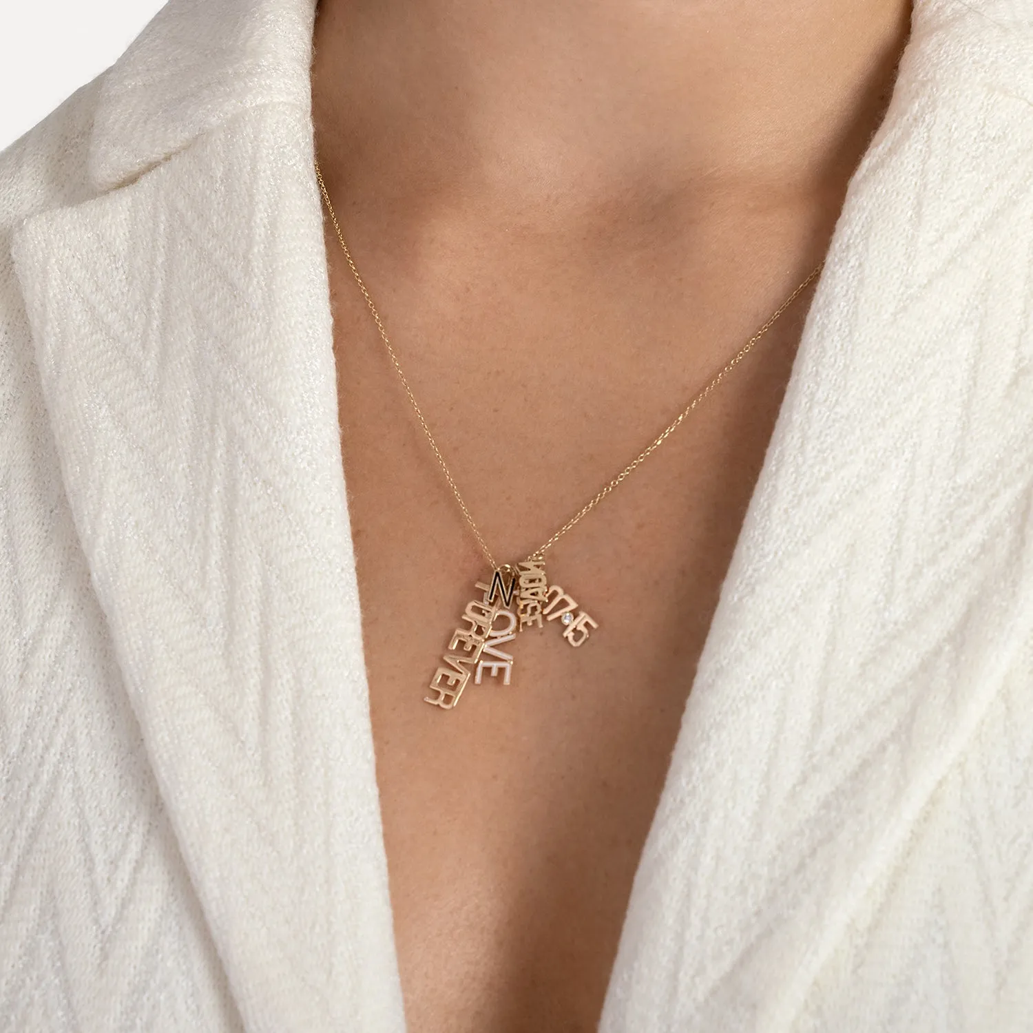 Mini Pave Cross - Forever Charm