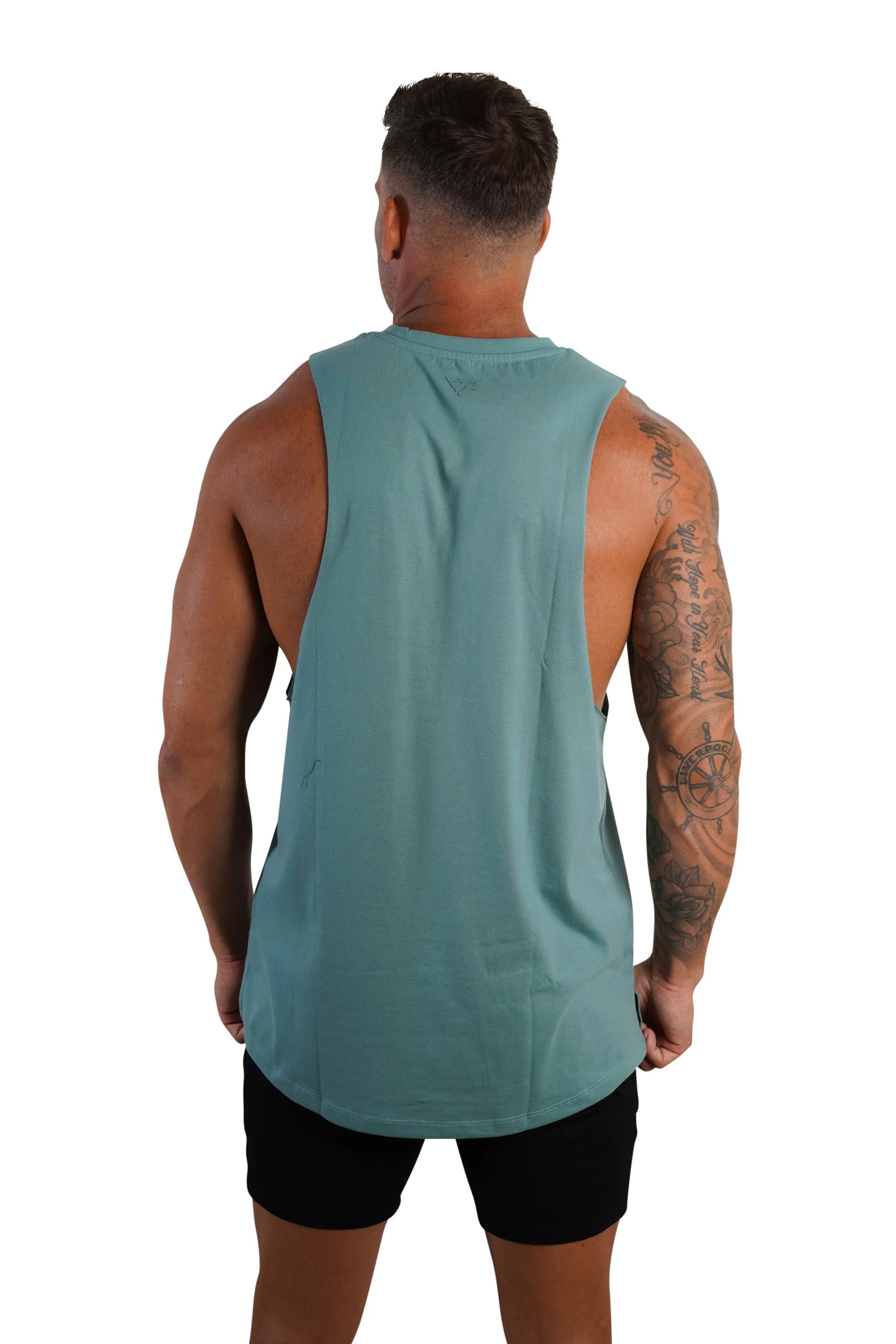 Muscle Tank - Khaki Green