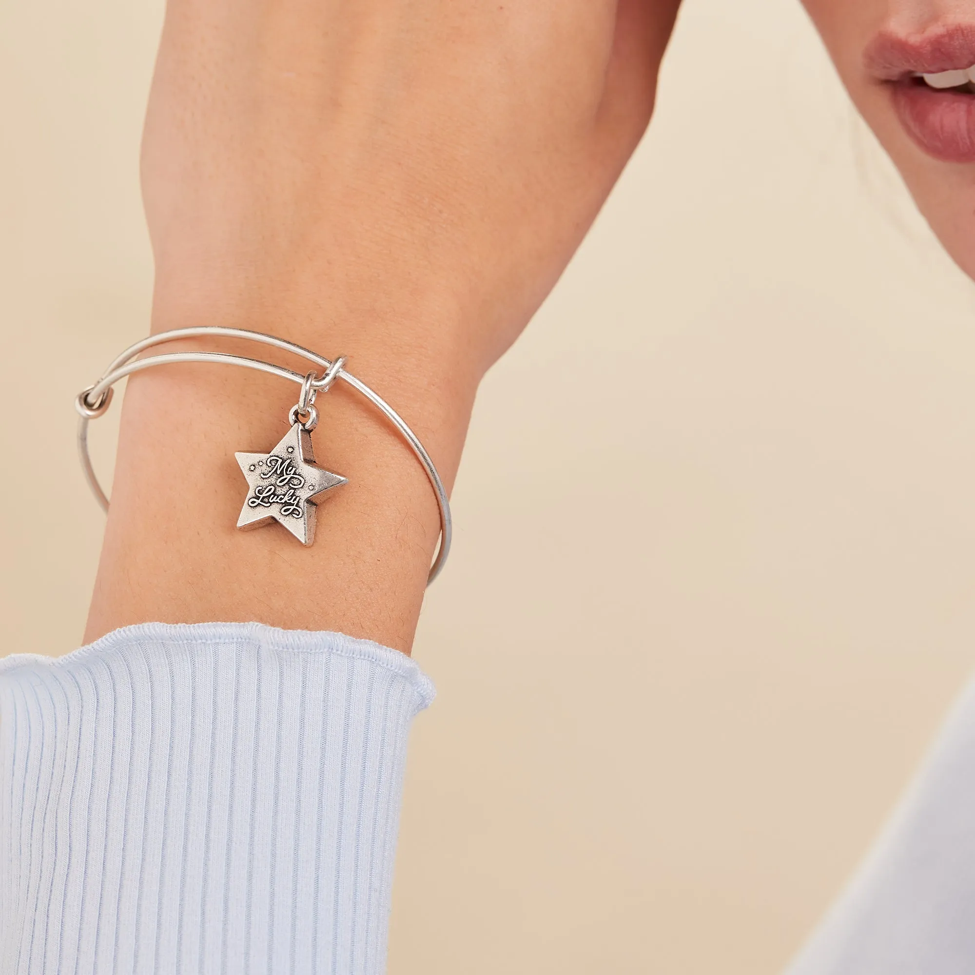 My Lucky Star Charm Bangle