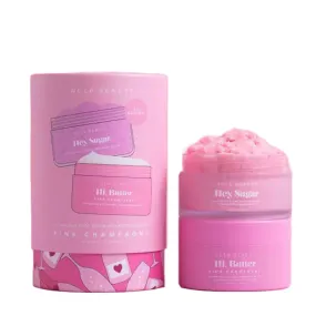 NCLA BEAUTY | Pink Champagne Body Scrub   Body Butter Gift Set