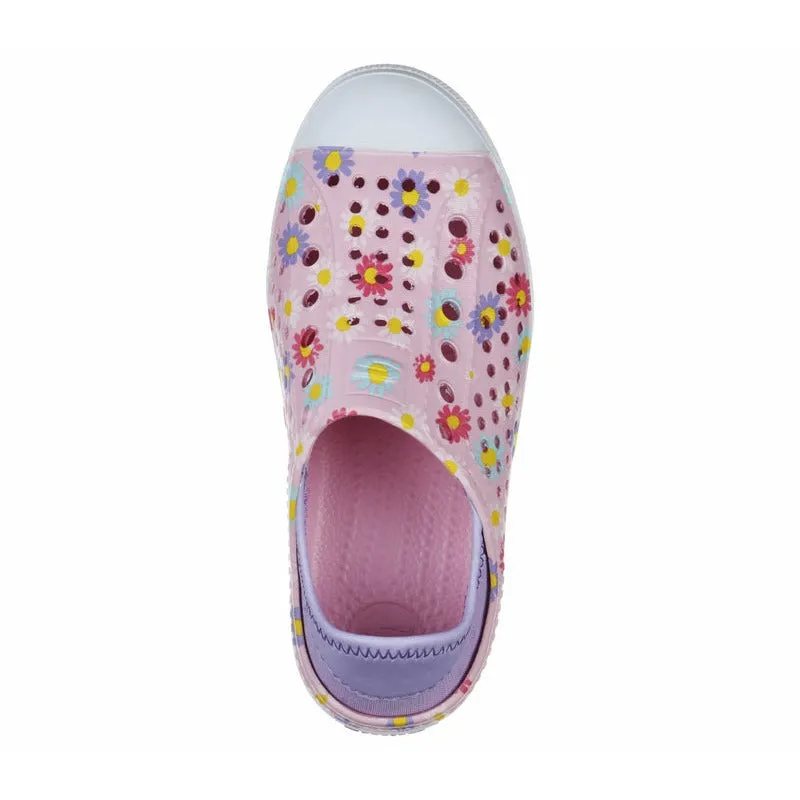 Pantofi vara fetita SKECHERS Guzman Steps - Hello Daisy, 302114L-PNK roz, cauciuc natural