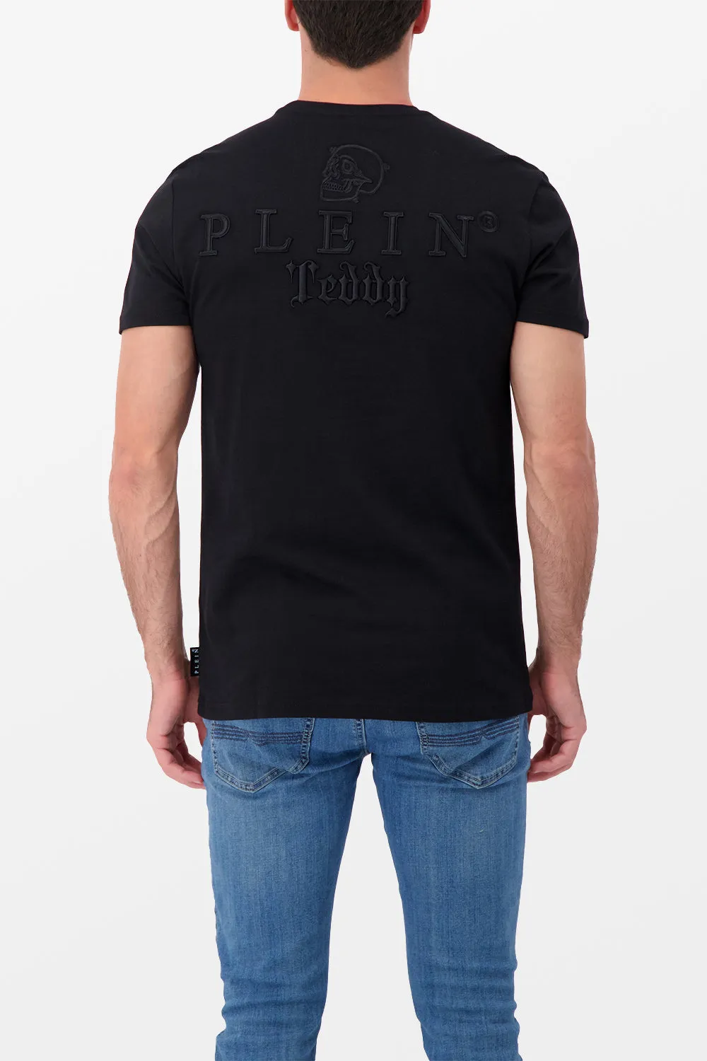 Philipp Plein Black/Multicolour Round Neck SS Teddy Bear T-Shirt