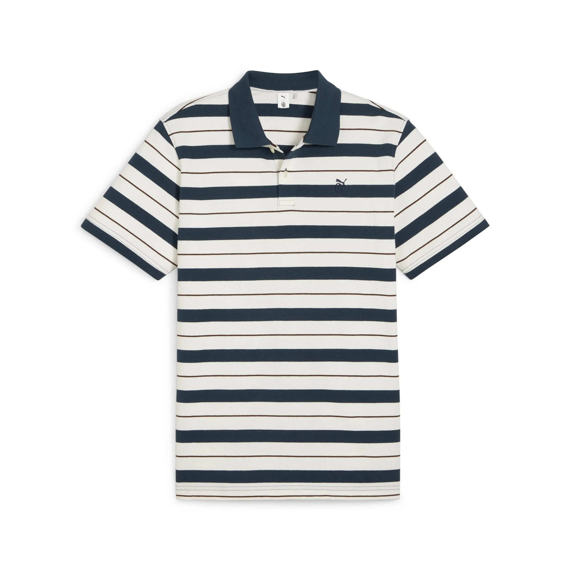 Puma x Quiet Golf Sunday Stripe Golf Polo