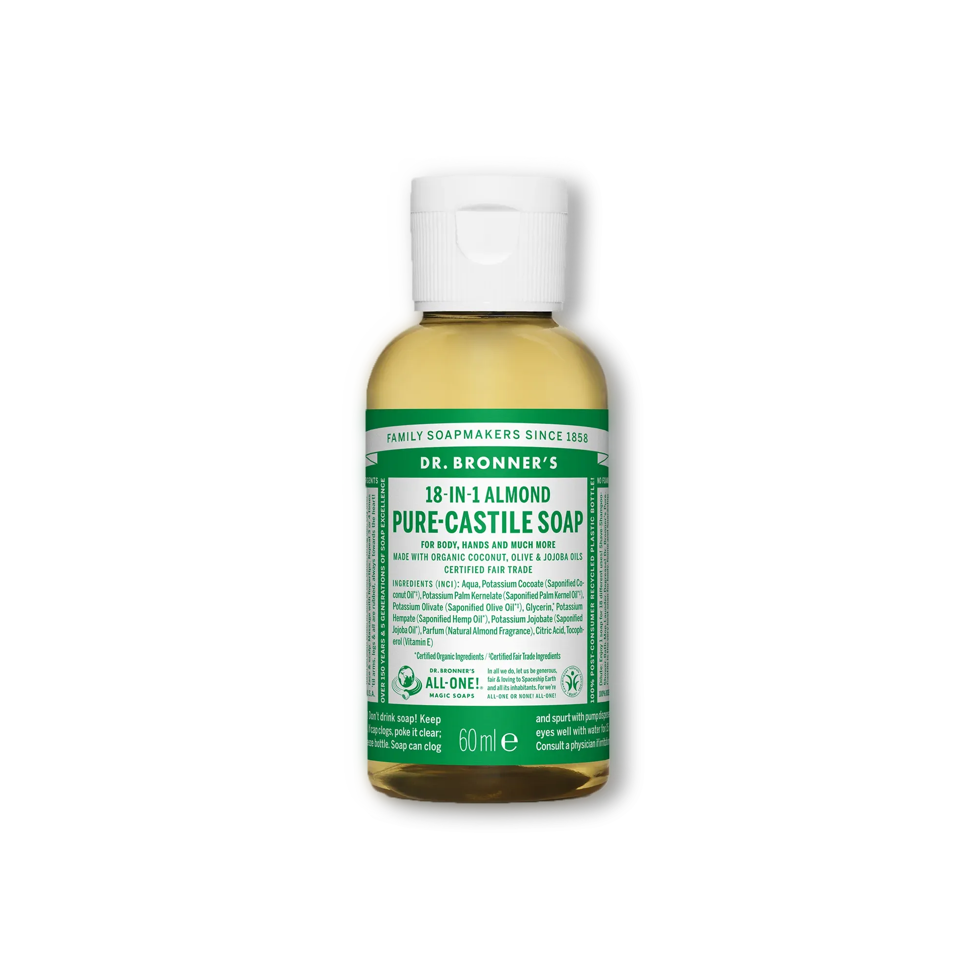 Pure Castile Liquid Soap - 60ml