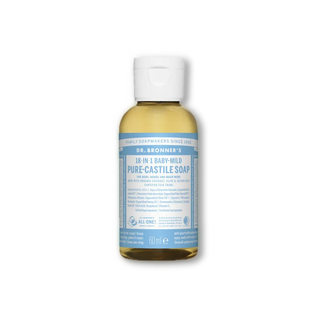 Pure Castile Liquid Soap - 60ml