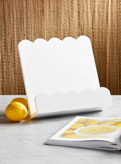 Scalloped Cookbook Holder