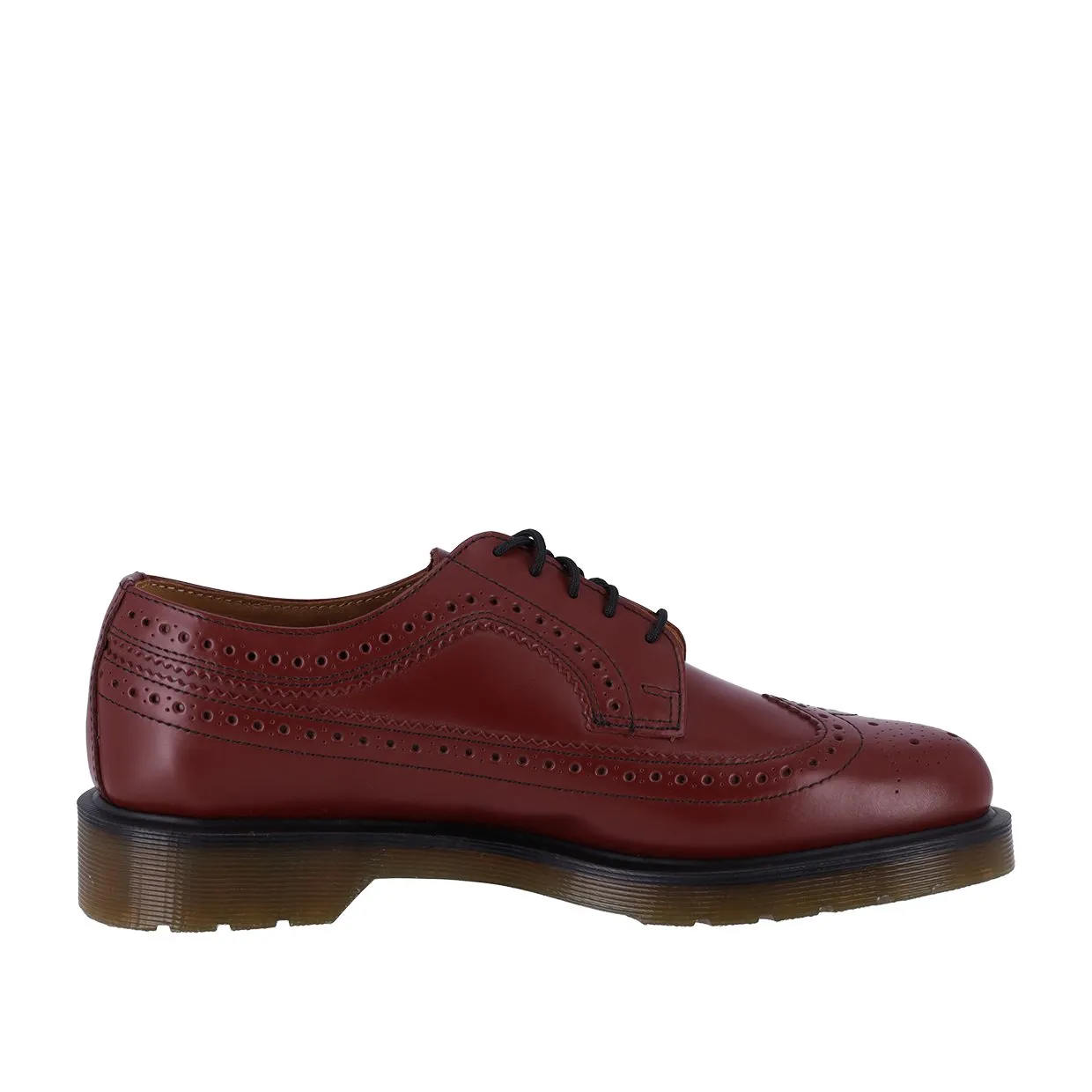 Scarpe Allacciate Dr. Martens Brogue 3989 Smooth Rosso Ciliegia