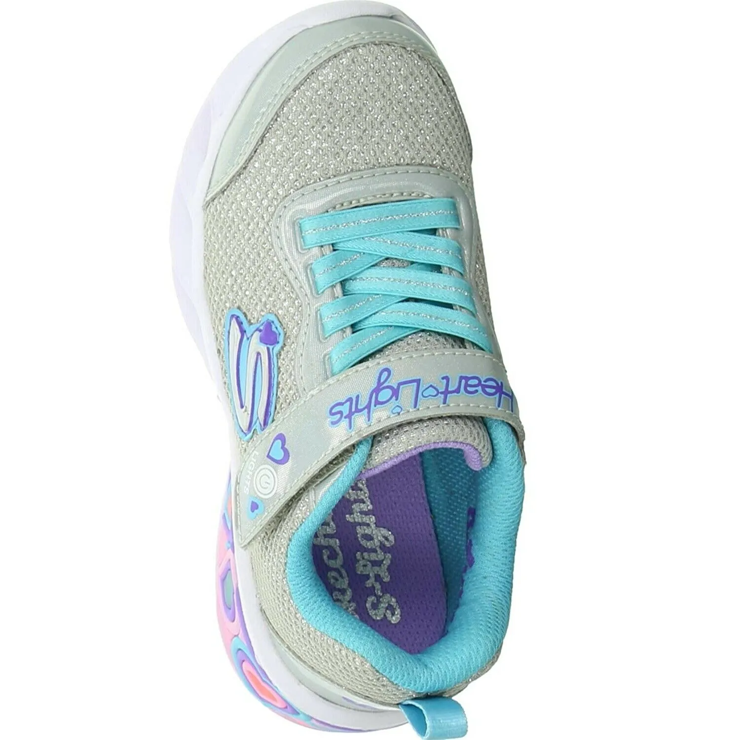 Scarpe da Bambina SKECHERS art.302304LGYMT gray Sneakers con luci