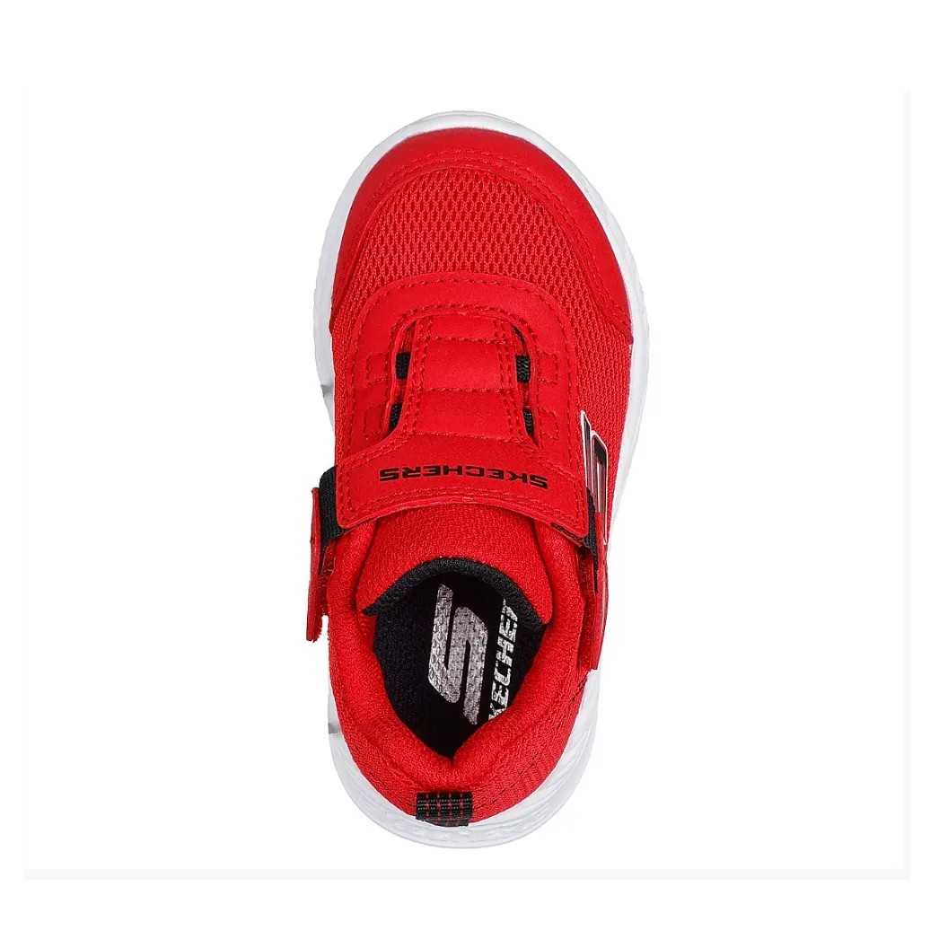 Scarpe da Bambino - SKECHERS Art. 407313NRDBK Sneakers rosso nero